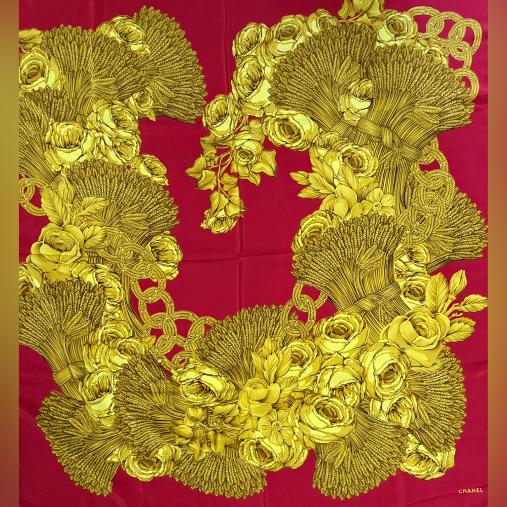 CHANEL Silk Scarf